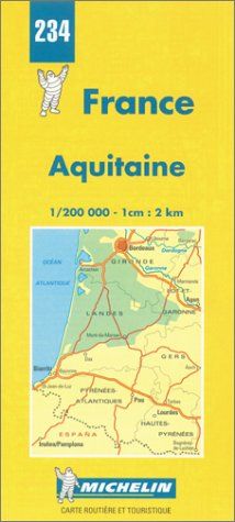 Michelin Karten, Bl.525 : Aquitaine (Michelin Maps & Atlases)