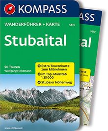 Stubaital: Wanderführer mit Extra Tourenkarte zum Mitnehmen.