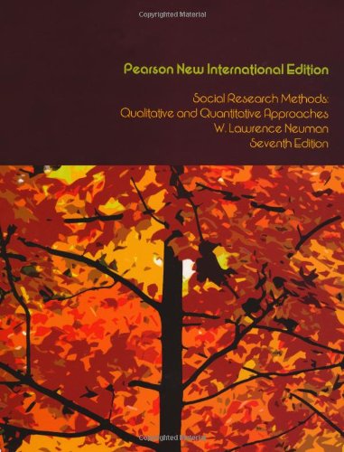 Social Research Methods: Pearson New International Edition: Qualitative and Quantitative Approaches