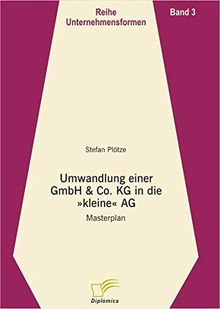Umwandlung einer GmbH & Co. KG in die kleine AG: Masterplan (Unternehmensformen)