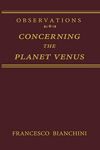 Observations Concerning the Planet Venus