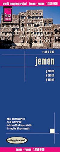 Reise Know-How Landkarte Jemen (1:850.000): world mapping project