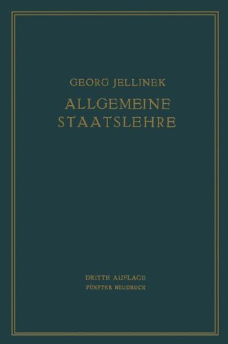 Allgemeine Staatslehre: MANULDRUCK