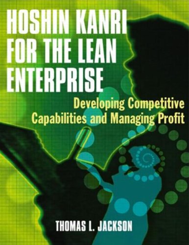 Jackson, Thomas L. Hoshin Kanri For The Lean Enterprise, Developing Competitive Capabilities And Managing Profit [With Cd-Rom]