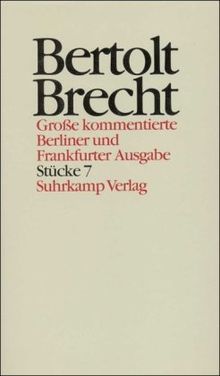 Werke. Grosse kommentierte Berliner und Frankfurter Ausgabe: Werke. Große kommentierte Berliner und Frankfurter Ausgabe. 30 Bände (in 32 Teilbänden) ... Machard. Schweyk. The Duchess of Malfi: BD 7