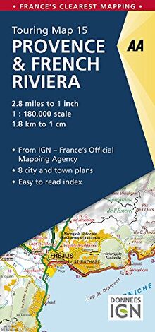 AA Touring Map Provence & French Riviera