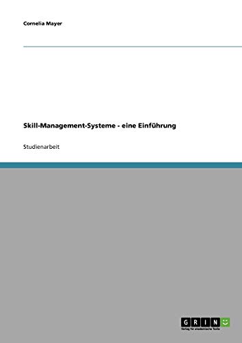 Skill-Management-Systeme - eine Einführung