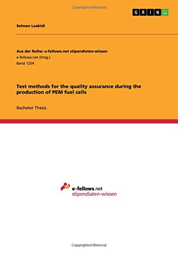 Test methods for the quality assurance during the production of PEM fuel cells