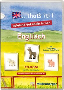 ...that's ist! 1. Spielend Vokabeln lernen. Englisch.  CD-ROM ab Windows 98SE/ME/2000/XP