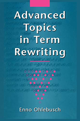 Advanced Topics in Term Rewriting
