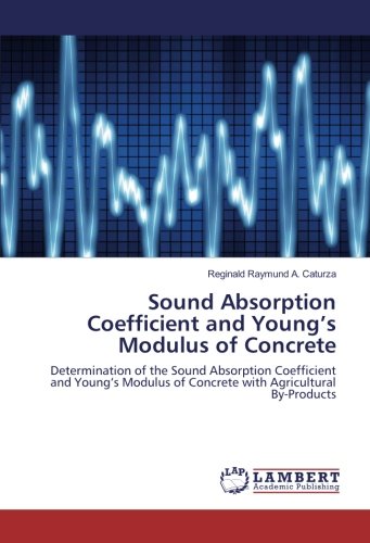 Sound Absorption Coefficient and Young’s Modulus of Concrete: Determination of the Sound Absorption Coefficient and Young’s Modulus of Concrete with Agricultural By-Products