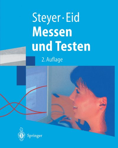 Springer-Lehrbuch   Messen und Testen - Rolf Steyer Michael Eid Kartoniert (TB)