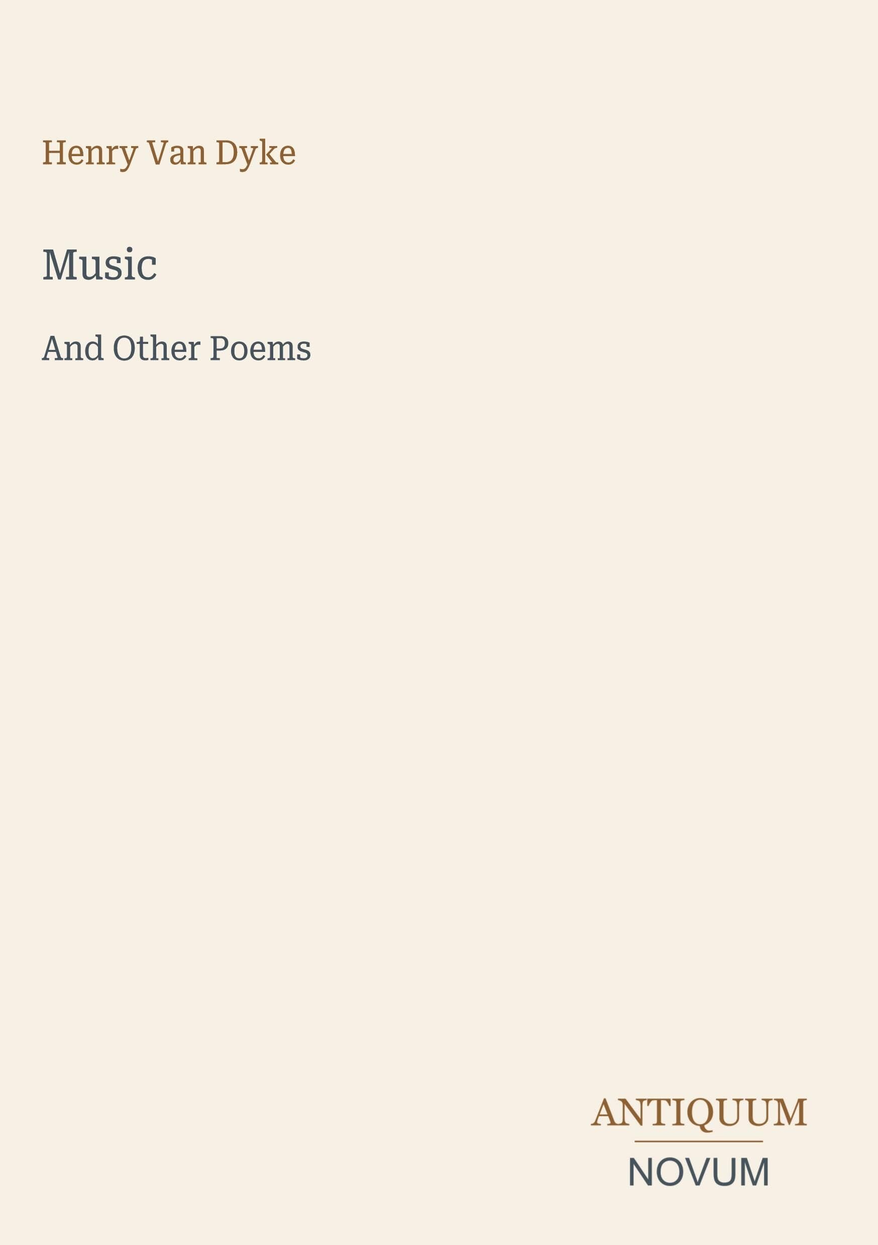 Music: And Other Poems