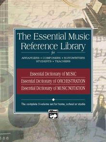 Essential Music Reference Library: Boxed Set, 3 Books Box Set (Essential Dictionary) von Black, Dave, Gerou, Tom | Buch | Zustand gut