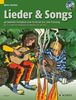 Lieder & Songs: 48 beliebte Melodien vom Volkslied bis zum Popsong. 1-3 Gitarren (Melodie-Instrumente in C ad lib.). Ausgabe mit CD.