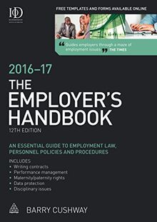 The Employer's Handbook 2016-2017 von Cushway, Barry | Buch | Zustand gut