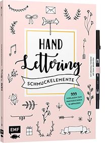 Handlettering-Schmuckelemente – 999 Vorlagen zum Nachzeichnen und Abpausen: Mit original Tombow ABT Dual Brush Pen