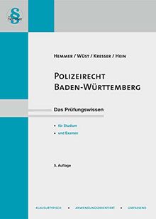 Polizei und Ordnungsrecht Baden Württemberg (Skripten - Öffentliches Recht)