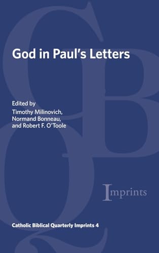 God in Paul's Letters (Catholic Biblical Quarterly Imprints)