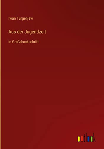 Aus der Jugendzeit: in Großdruckschrift