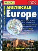 Philip's Multiscale Europe: Spiral A4 (Road Atlases)