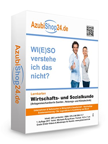 Lernkarten Wirtschafts- und Sozialkunde (Anlagenmechaniker/in für Sanitär-, Heizungs- und Klimatechnik): Erfolgreiche Prüfungsvorbereitung auf die Abschlussprüfung