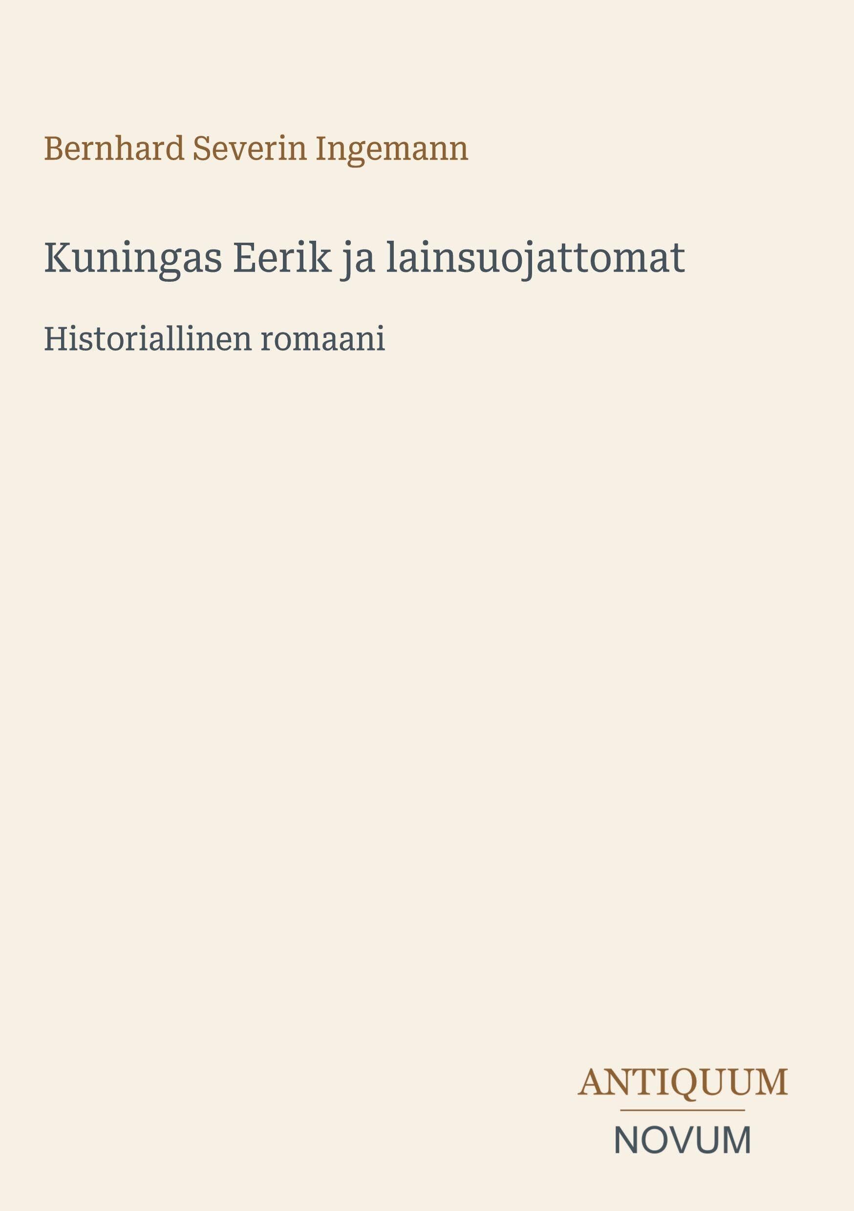 Kuningas Eerik ja lainsuojattomat