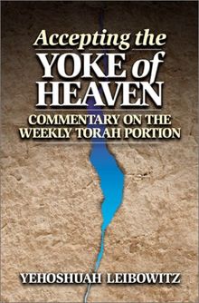 Accepting the Yoke of Heaven: Commentary on the Weekly Torah Portion