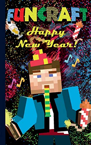 Taane, Theo von Funcraft - Happy New Year To All Minecraft Fans! (unofficial Notebook), Notebook And Gift Card In One Piece, Greeting Card, Notepad, Tablet, Scratch