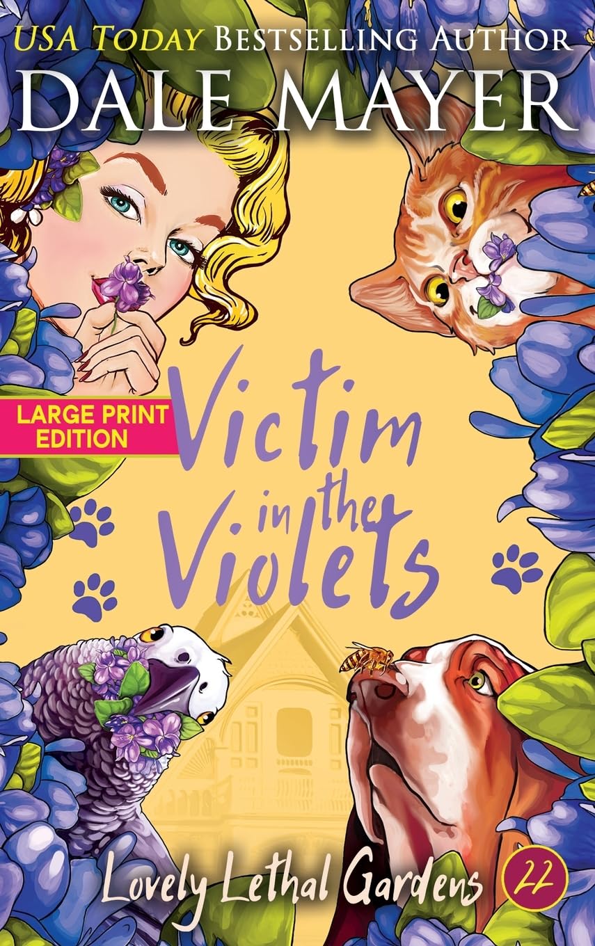 Victim in the Violets (Lovely Lethal Gardens (Large Print, Hardcover), Band 22)