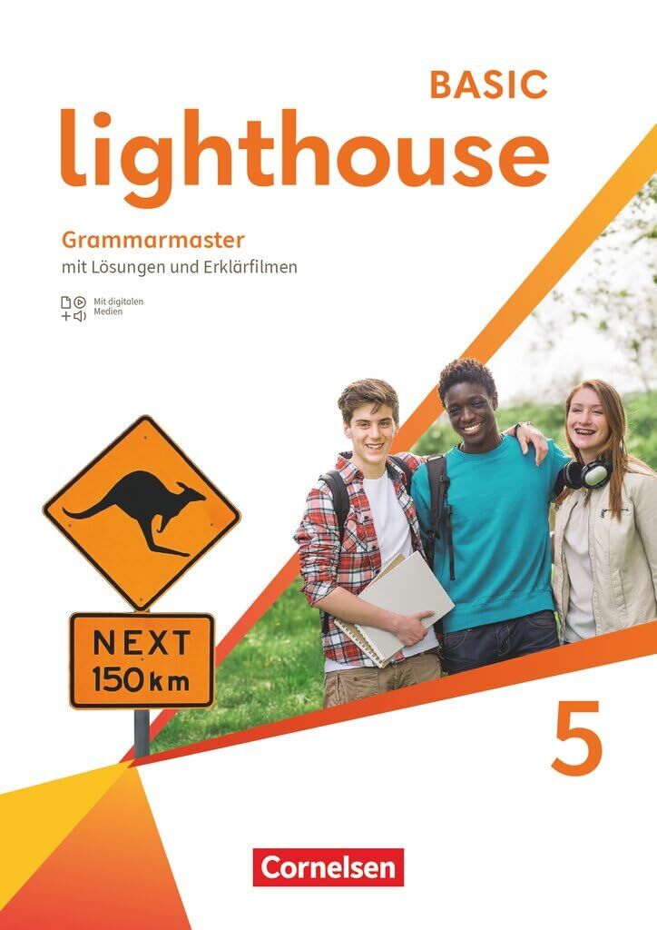 Lighthouse Band 5: 9. Schuljahr - Basic Edition - Grammarmaster mit Lösungen und Erklärfilmen