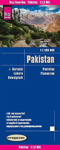 Peter Rump, Reise Know-How Verlag Reise Know-How Landkarte Pakistan (1, 1.300.000), World Mapping Project