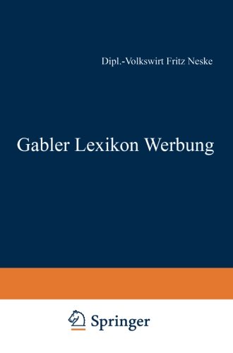 Gabler Lexikon Werbung