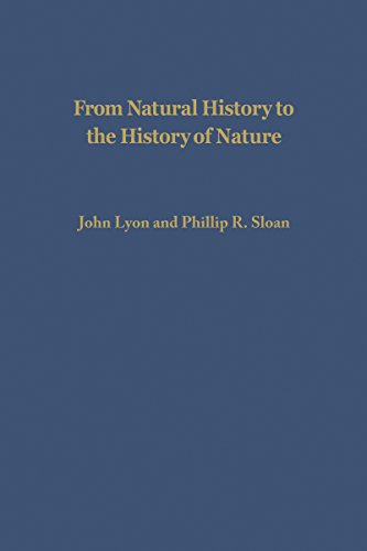 From Natural History to the History of Nature: Readings from Buffon and His Critics