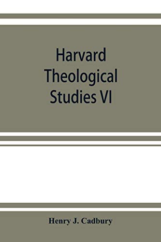 Harvard Theological Studies VI: The style and literary method of Luke