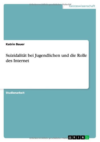 Suizidalität bei Jugendlichen und die Rolle des Internet
