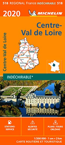 Carte Michelin Centre-Val de Loire 2020 (CARTES, 6950)