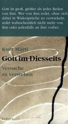 Gott im Diesseits: Versuche zu verstehen