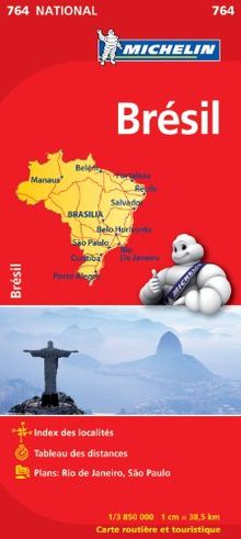 Carte Brésil Michelin