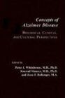 Concepts of Alzheimer Disease: Biological, Clinical, and Cultural Perspectives (Gerontology)