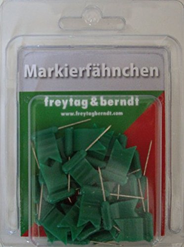 Freytag Berndt Markierpins, wehende Markierfähnchen, grün - 30 Stück (freytag & berndt Bücher + Specials)