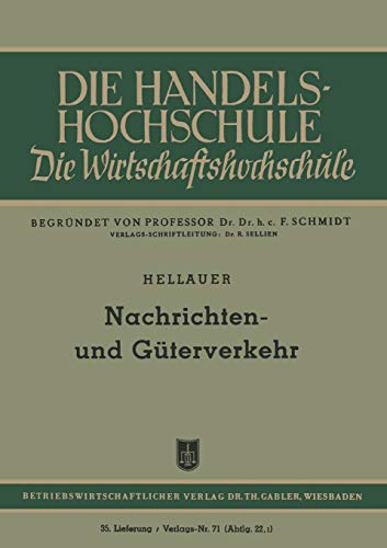 Nachrichten- und Güterverkehr (German Edition)