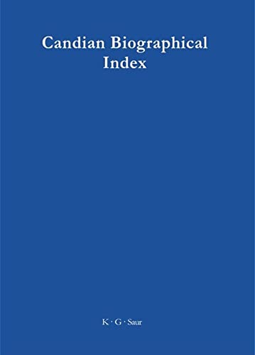Canadian Biographical Index