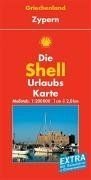 Shell Urlaubskarte Zypern. 1 : 200 000: Mit Reiseführer und Ortsverzeichnis