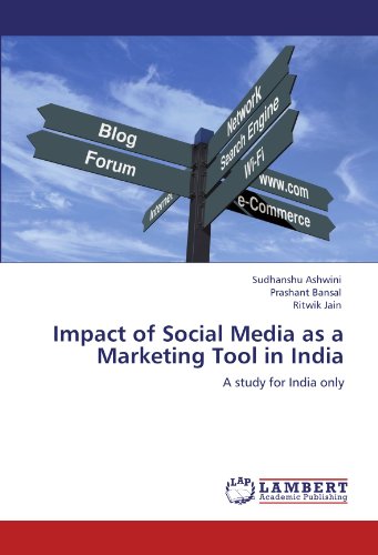 Impact of Social Media as a Marketing Tool in India: A study for India only