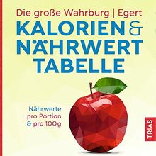 Die große Wahrburg/Egert Kalorien-&-Nährwerttabelle: Erstmals auf einen Blick: Mit den Nährwerten pro Portion & pro 100 g