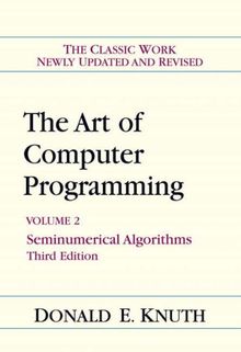 The Art of Computer Programming 2. Seminumerical Algorithms