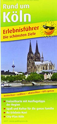 Rund um Köln: Erlebnisführer mit City-Plan Köln, Informationen zu Freizeiteinrichtungen auf der Kartenrückseite, wetterfest, reißfest, GPS-genau. 1:150000 (Erlebnisführer / EF)