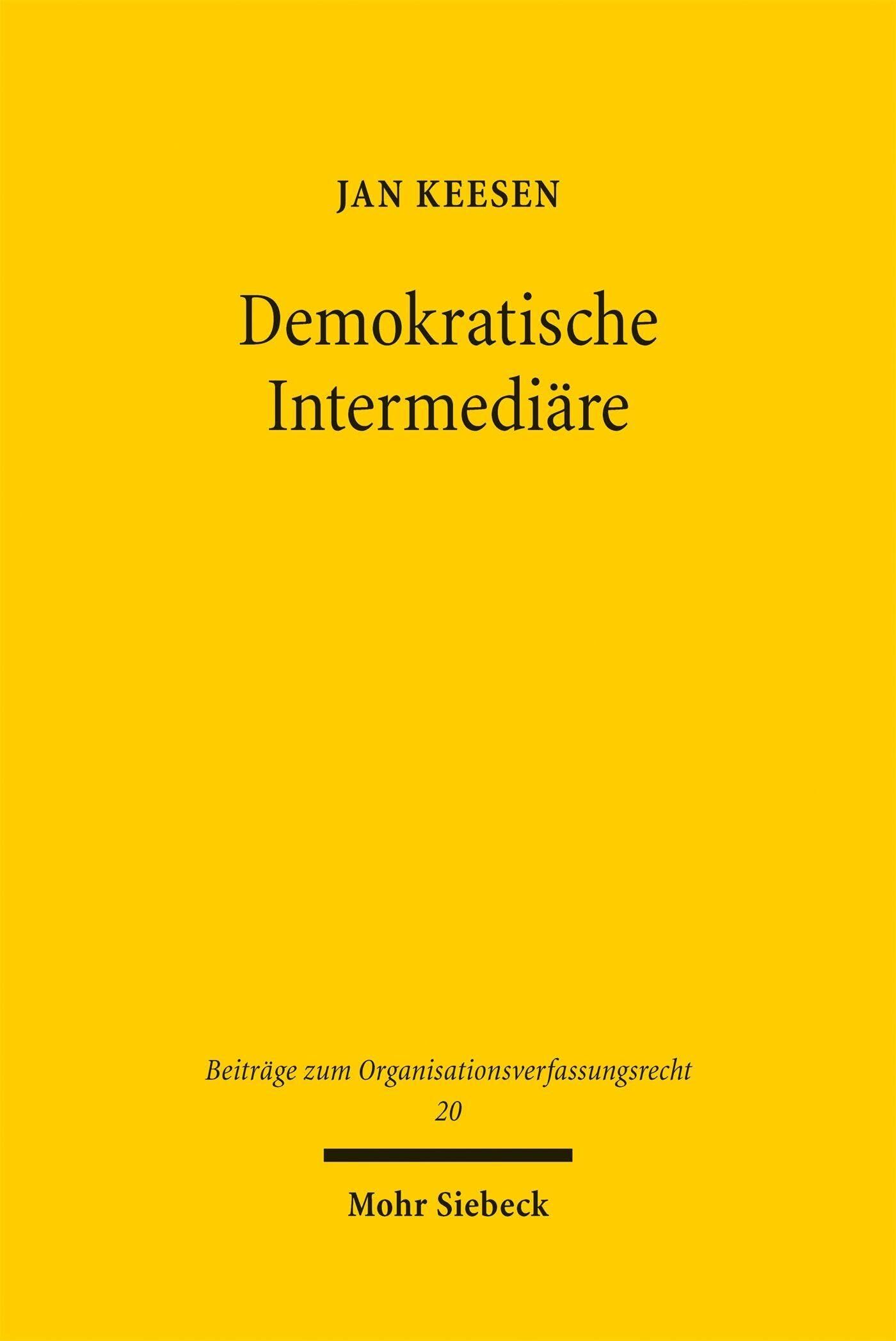 Demokratische Intermediäre - Neuware