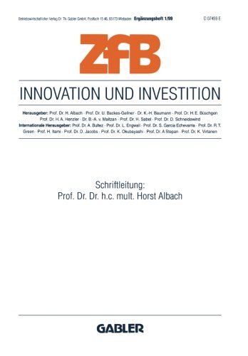 Innovation und Investition (ZfB Special Issue)